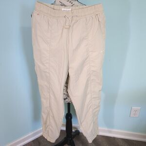 Wilo the Label Women's Parachute Jogger Pants small Tan Y2K